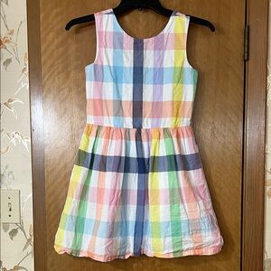 GAP Multicolor Plaid Kids Dress Sz10